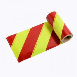 CHEVS77 - Yellow/Red Reflective stripes Class B
