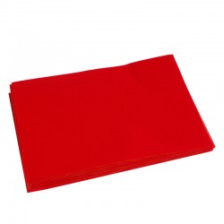 FEUTROUGE2 - Selvklæbende rød filt - A5 størrelse