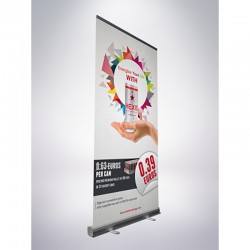 ROLLFIRST - Eco roll-up dis fix pol 850mm x 2m